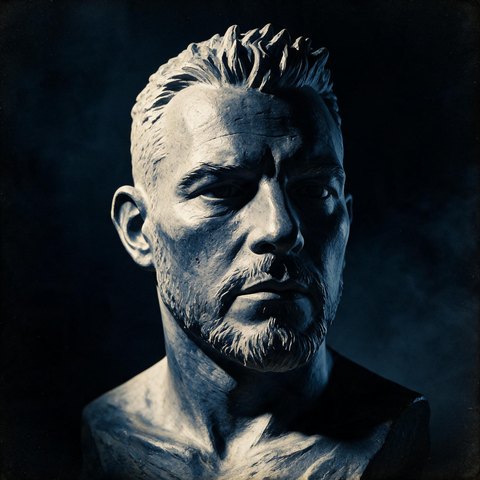 Portrait stylisé de Michel Varen